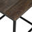 Geo table carrée, bois gris