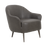 Fauteuil Lucy | Gris, Cuir
