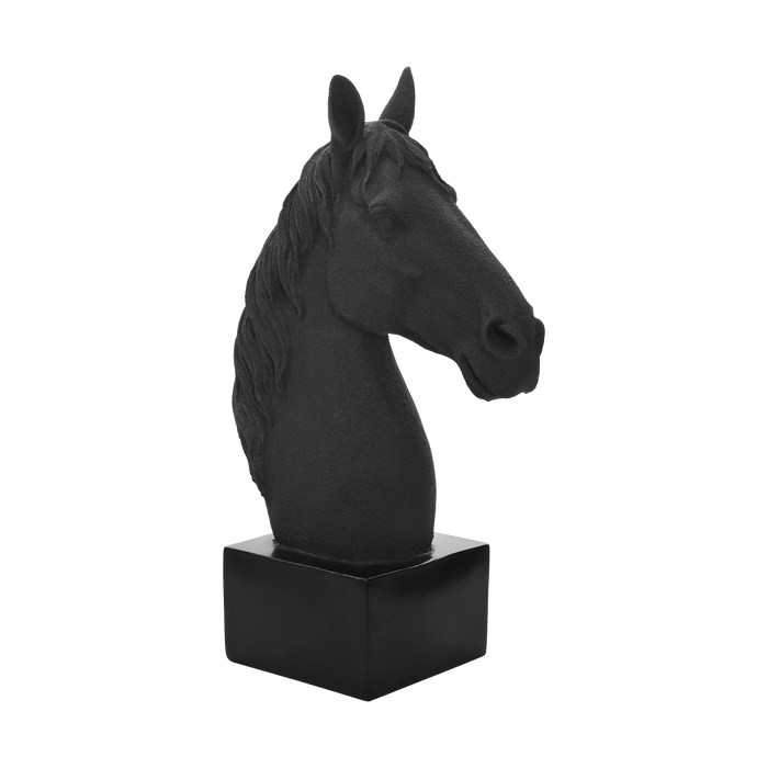 Jockey statue | Noir