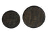 Table d'appoint DOBA | bois antique-noir mat