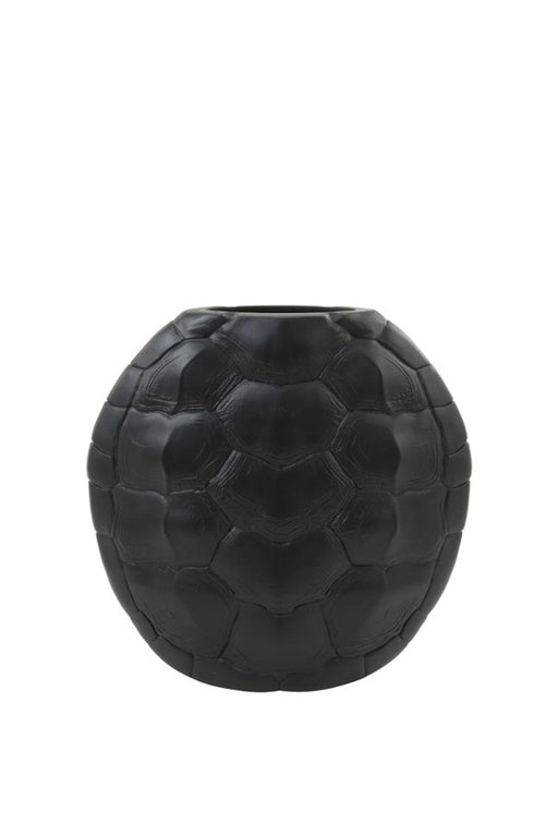 Vase Turtle | Noir mat