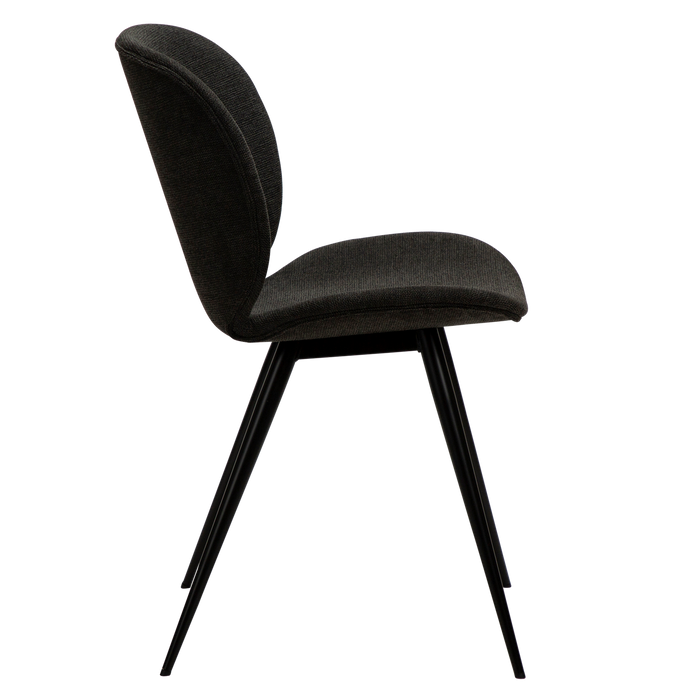 Chaise CLOUD I noir corbeau